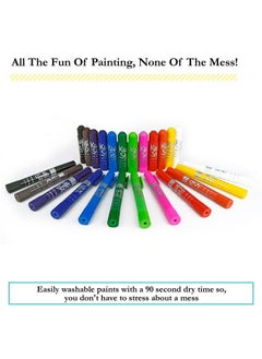 The Pencil Grip Kwik Stix Tempera Paints, Thin Tempera Paint Pens, Super Quick Drying, 6 Classic Colors- Tpg-607  - Image 3