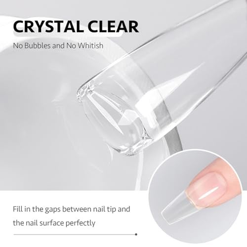 GAOY Solid Nail Glue Gel for Nail Tips, 15g Strong Solid Glue for Press Ons, False and Acrylic Tips, UV Light Cure - Image 4