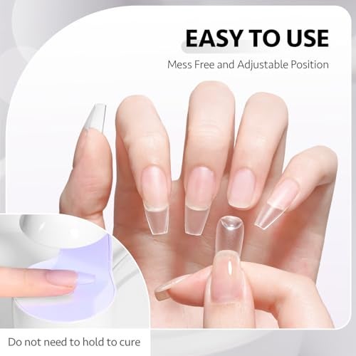 GAOY Solid Nail Glue Gel for Nail Tips, 15g Strong Solid Glue for Press Ons, False and Acrylic Tips, UV Light Cure - Image 5