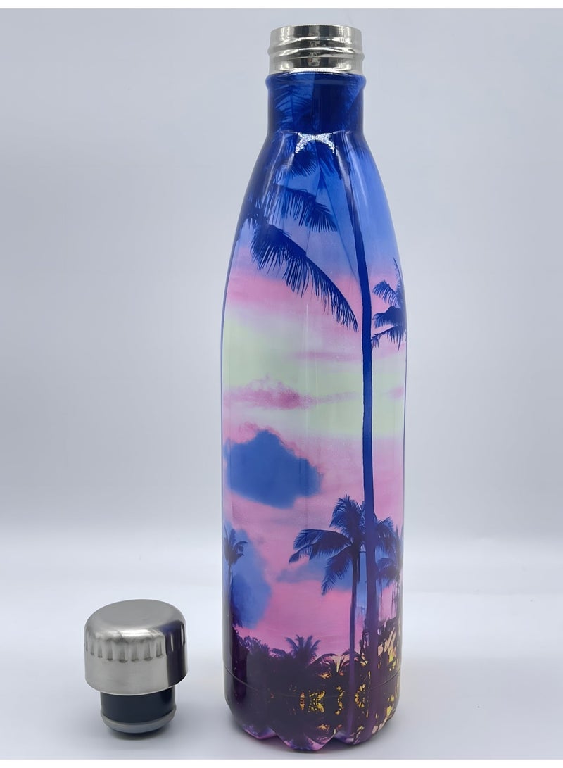 أو جي إس زجاجة مياه استانلس ستيل عازلة للبرودة 24 ساعة والحرارة 12 ساعة – أنيقة، محكمة الإغلاق وسهلة الحمل - Image 3