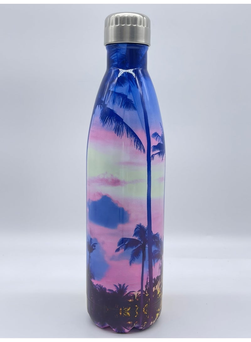 أو جي إس زجاجة مياه استانلس ستيل عازلة للبرودة 24 ساعة والحرارة 12 ساعة – أنيقة، محكمة الإغلاق وسهلة الحمل - Image 2