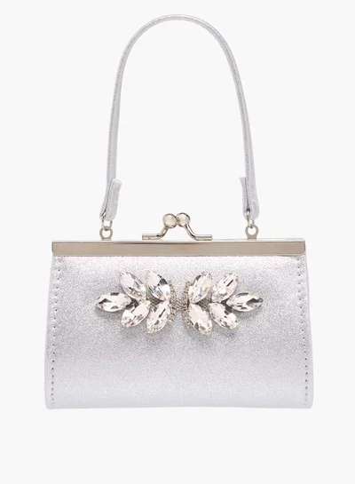 Flora Bella By Shoexpress Girls Embellished Handbag With With Kiss Lock Closure