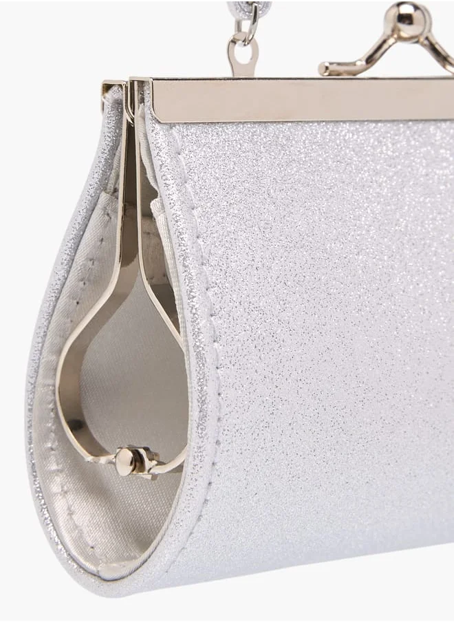 Flora Bella By Shoexpress Girls Embellished Handbag With With Kiss Lock Closure Ramadan Collection