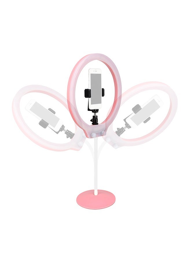 NIBEMINENT Portable 128 LED Ring Light ZM128 Pink - Image 4