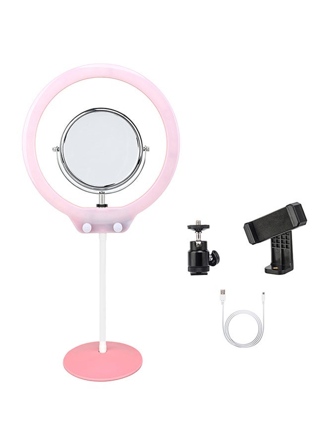 NIBEMINENT Portable 128 LED Ring Light ZM128 Pink - Image 2