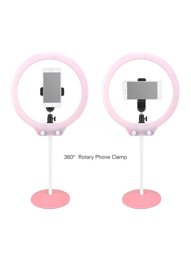 NIBEMINENT Portable 128 LED Ring Light ZM128 Pink - Image 5