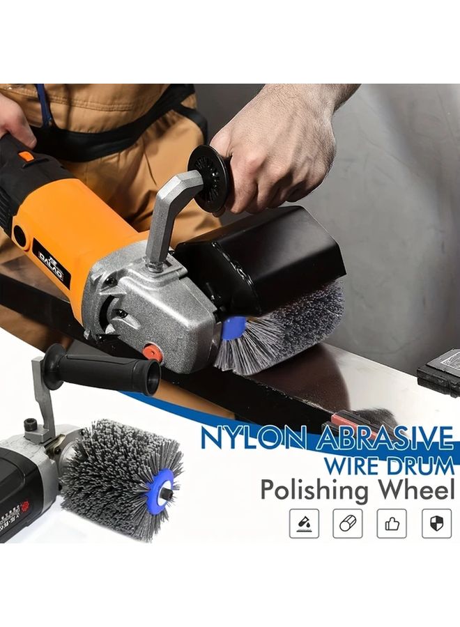 80 Grit Polishing Brush Sanding Wheel For Wooden Floors Furniture And Cork - Image 5