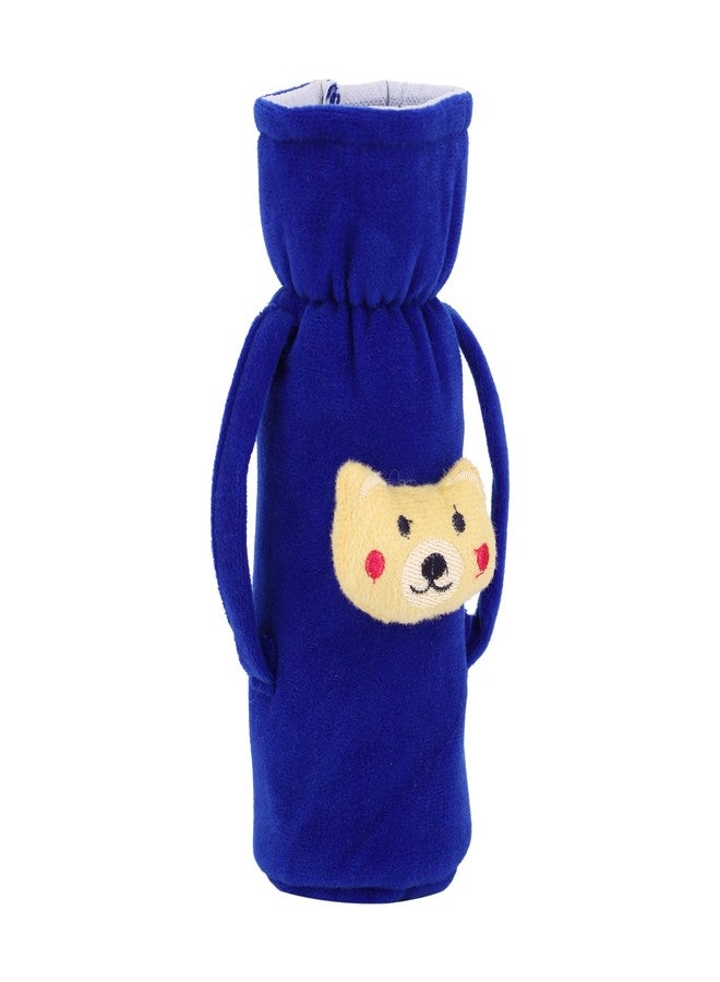 Da Anushi Soft Plush Stretchable Baby Feeding Handle Bottle Cover with Attractive Cartoon Design & Easy to Hold Strap for Newborn Babies, Suitable for 125-250 ML Bottle (Pack of 4) - Image 4