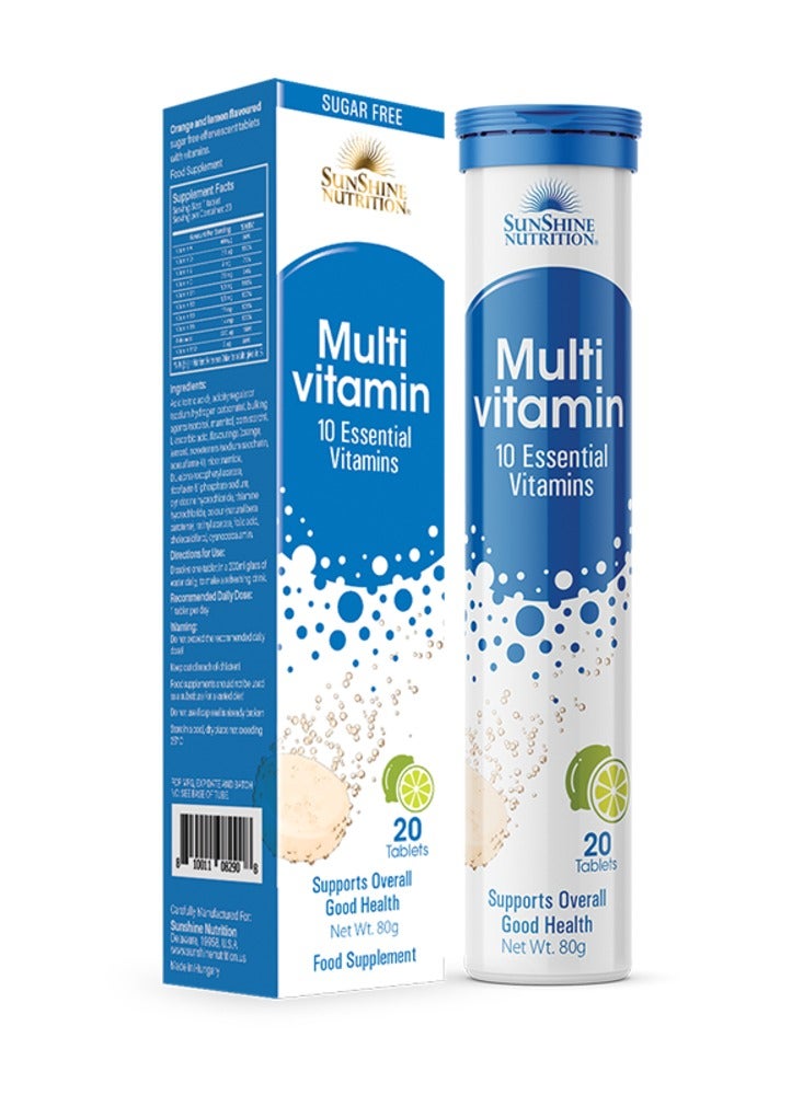 SUNSHINE NUTRITION Sunshine Multivitamin Effer Tab 20S