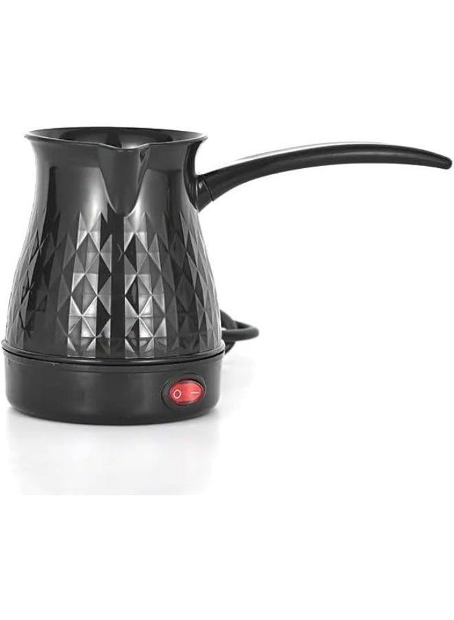 ماكينة قهوة تركية كهربائية 600 مل – إبريق قهوة محمول من الستانلس ستيل وABS، تسخين سريع، مقبض قابل للإزالة ومضاد للحرق، توزع الحرارة بشكل متساوي – مثالية للقهوة التركية، اليونانية، العربية، الشاي والمشروبات الساخنة، ماكينة قهوة تركية، إبريق قهوة كهربائي، ماكينة قهوة عربية، ماكينة قهوة ستانلس ستيل، صانعة قهوة صغيرة، إبريق شاي، إبريق كهربائي، مدفئ قهوة، إبريق قهوة محمول، ماكينة قهوة مضادة للحرق، إبريق 600 مل، ماكينة قهوة تركية صغيرة - Image 3