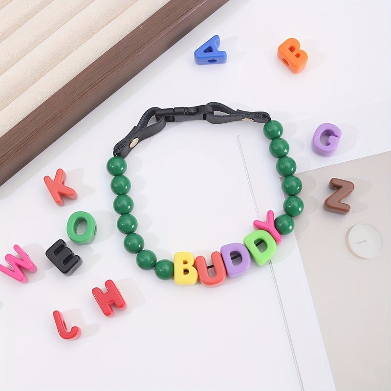 High Elastic Anti Choking Pet Collar With Orange Acrylic Dog Tag Necklace Personalized Engraving Customization For Small Medium And Large Dogs Pet Safety First Choice - Image 4