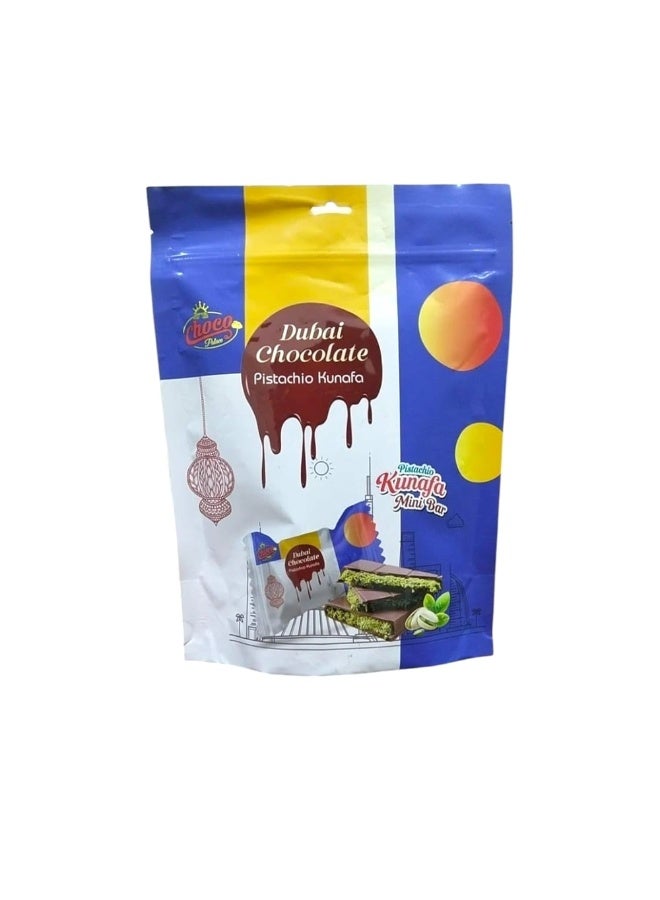 Choco Dubai Chocolate Pistachio Kunafa Mini Bar- 220gms