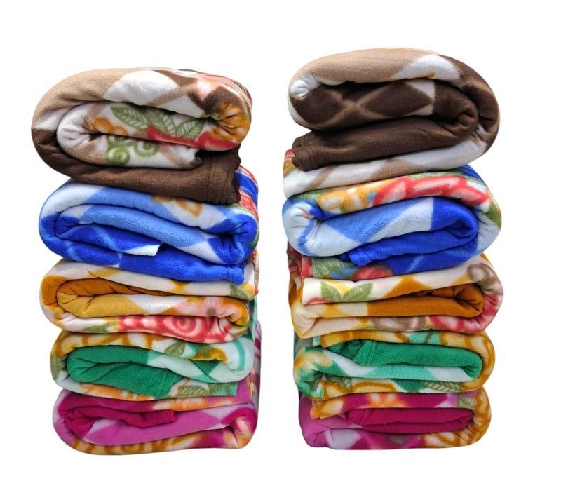 CHANDRAVATI Stylish Polar Fleece Single Bed AC Fleece Wool Blanket - 58x88 Inch || Skin Friendly || Multicolour || (2) - Image 2