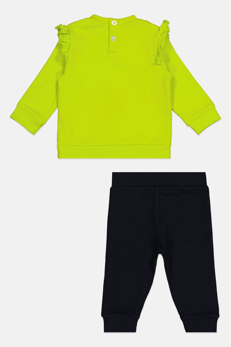 guru G99 By Guru Toddlers Girl 2 Pieces Graphic Print Top With Bottom Set, Multicolor - Image 3