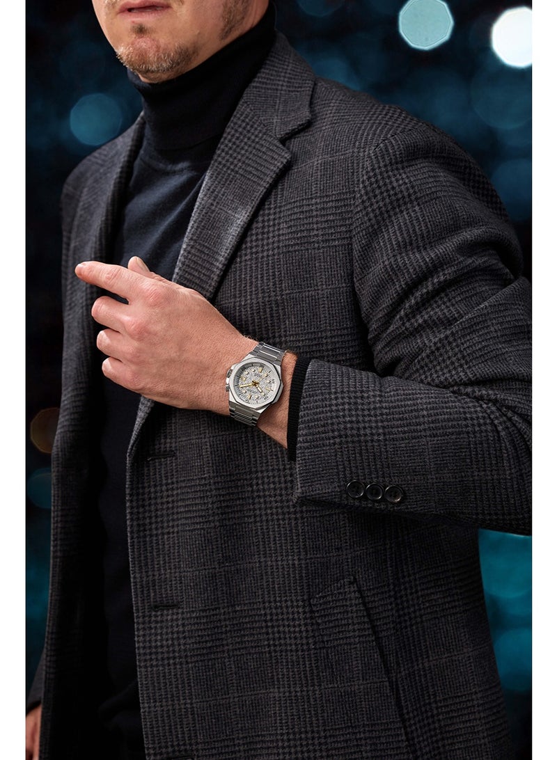 سيتيزن Limited Edition Series 8 890 Mechanical Watch NB6060‑58H, 42.6 mm Silver Dial, Stainless Steel Case & Bracelet, 200 m WR - Image 5