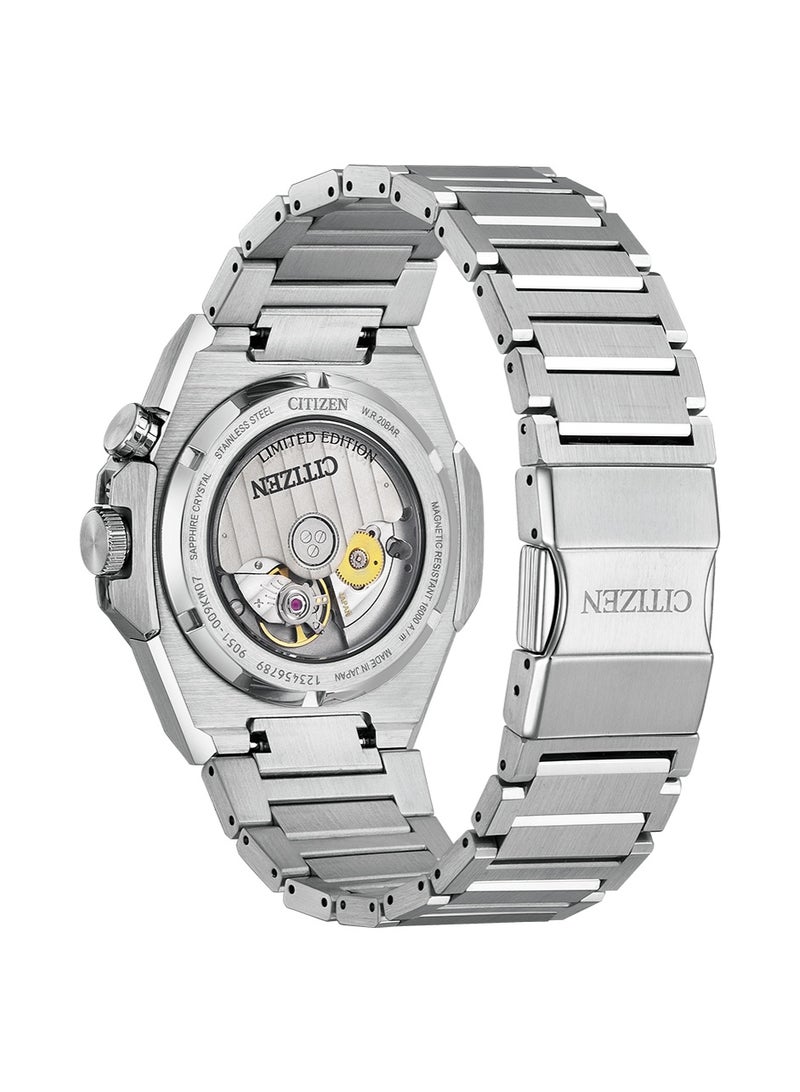 سيتيزن Limited Edition Series 8 890 Mechanical Watch NB6060‑58H, 42.6 mm Silver Dial, Stainless Steel Case & Bracelet, 200 m WR - Image 4