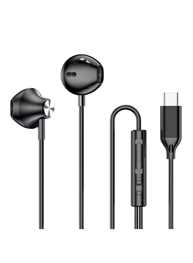 سماعة أذن داخلية سلكية ستيريو مزودة بمنفذ  تناسب جميع الأجهزة Type-C - Image 1