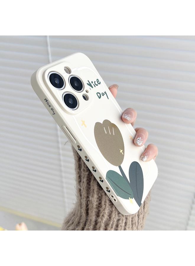 S-TOP Case For iPhone X / XS Liquid Silicone Straight Edge Phone Case - Image 3