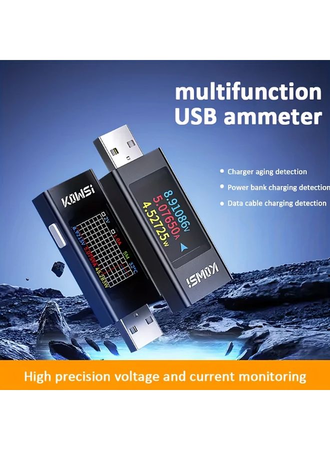 KWS MX23 مقياس الطاقة USB الرقمي مقياس التيار الكهربائي مقياس الجهد 4-30 فولت 0-12 أمبير تيار مستمر مراقب الشحن - Image 4