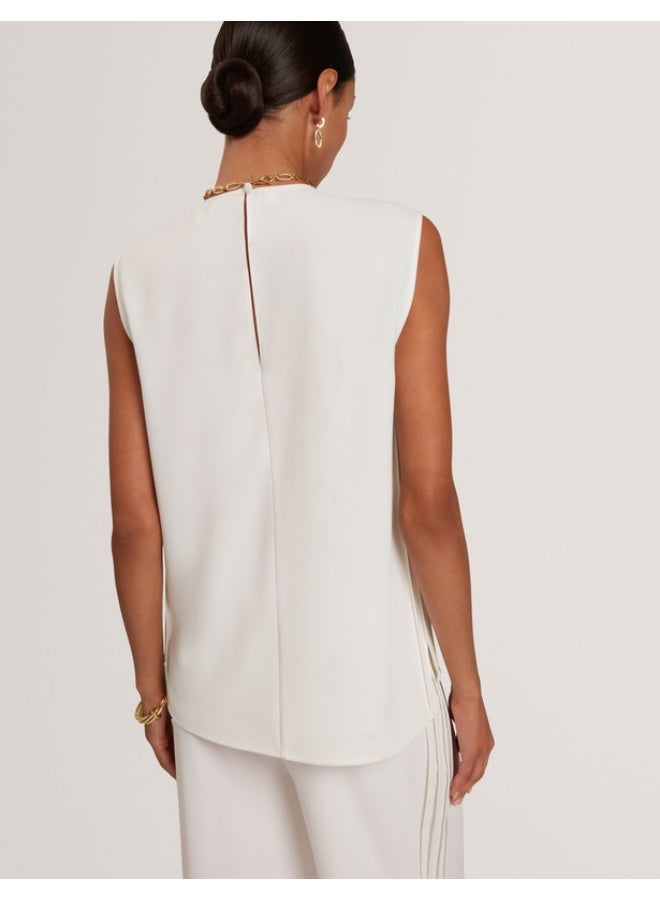 Ted Baker Sleeveless Top With Piping Detail - Image 5