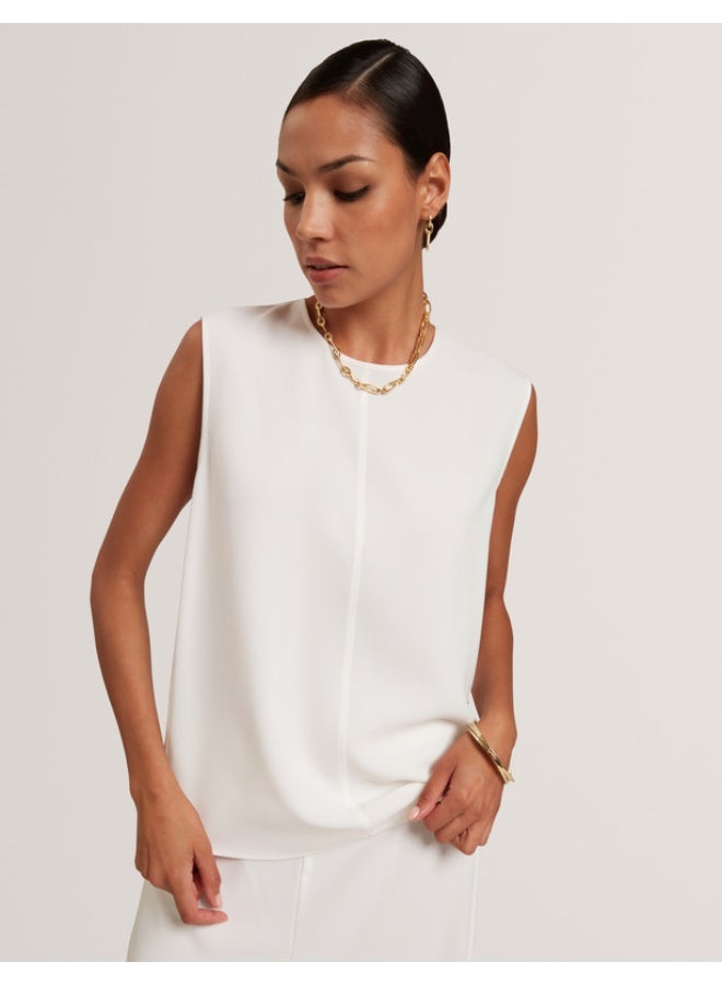 Ted Baker Sleeveless Top With Piping Detail - Image 1