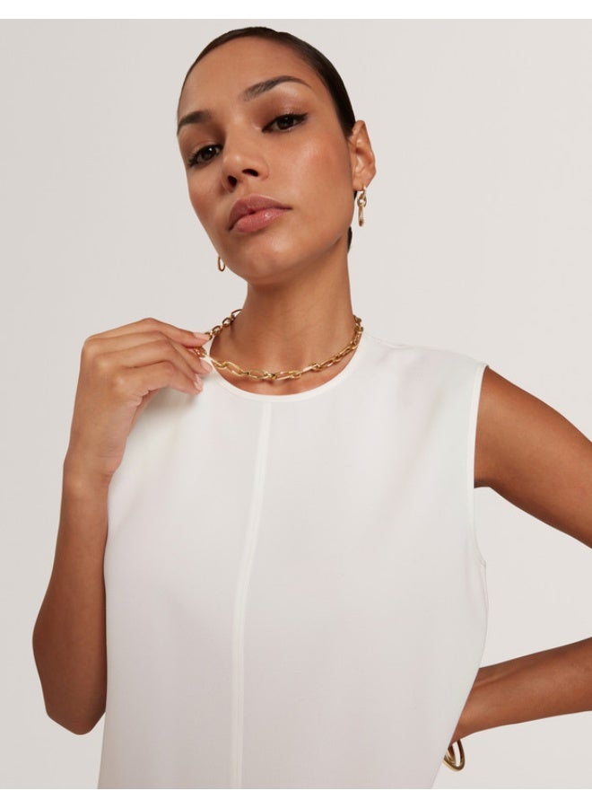 Ted Baker Sleeveless Top With Piping Detail - Image 4