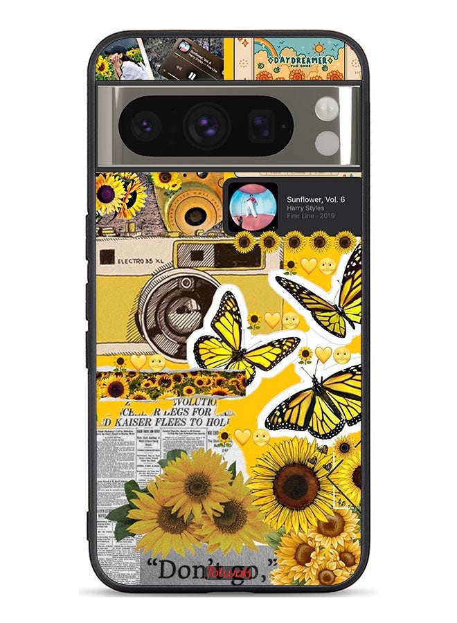 Tolwak غطاء واقي لجهاز جوجل بيكسل 8 برو مع اقتباسات وملصقات - Image 1