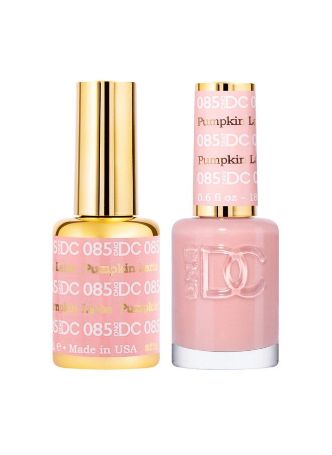 DAISY DND - Dnd Gel Polish Set 1 Each Of Beige Nude Gel Polish And Beige Nude Nail Polish 085 Pumpkin Latte 0.5 Fl Oz - Image 1