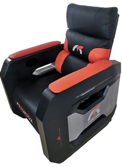 Tortox TORTOX GS300 Gaming Sofa with Movable Scroll Casters , 135° Recliner System, Breathable PVC Leather, Comfortable Cushion, Adjustable Back Rest, 150Kg Capacity, Metal Frame  - Image 1
