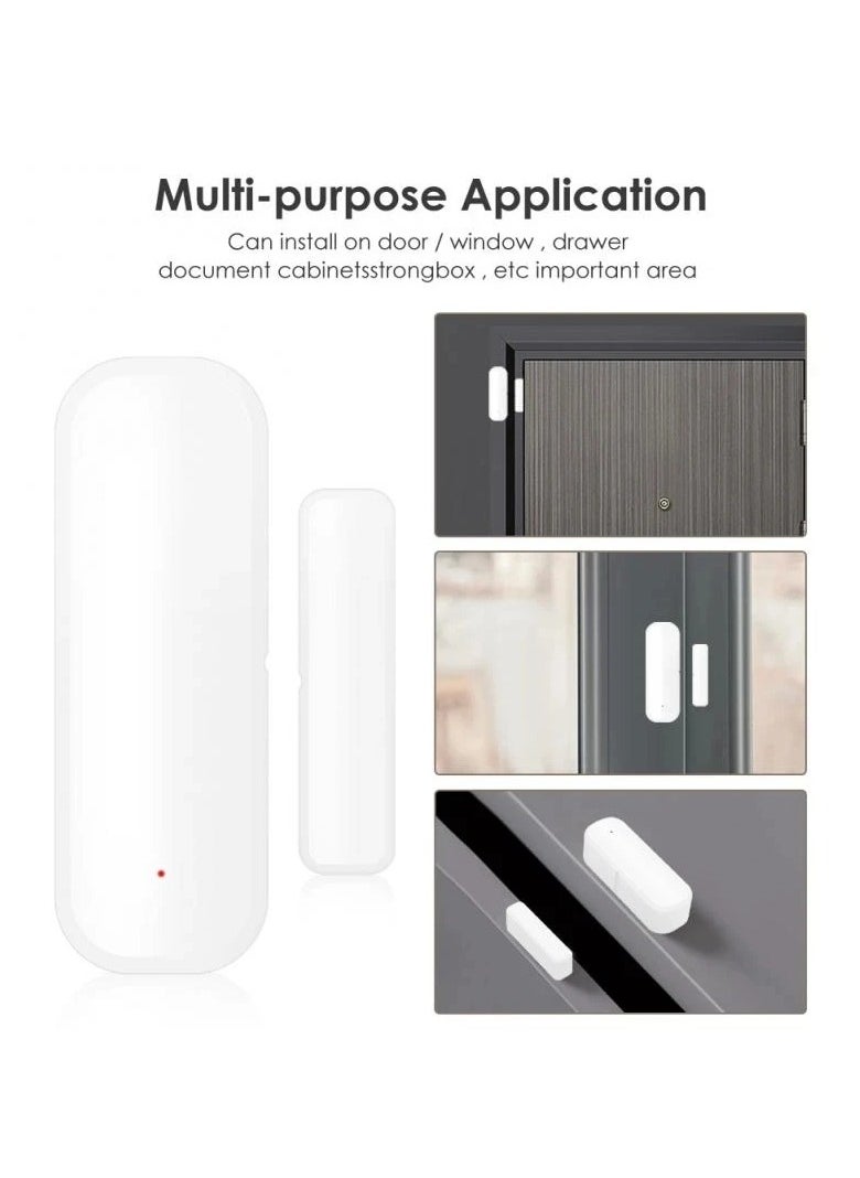 Generic - Wi Fi Sensor And Alarm When Opening Or Closing Doors Or Windows Via The Tuya Smart Application On Your Mobile Phone - Image 1