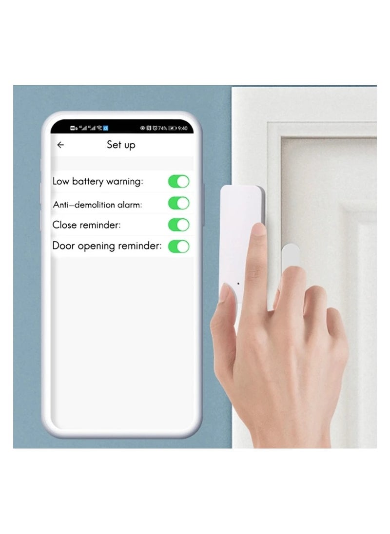 Generic - Wi Fi Sensor And Alarm When Opening Or Closing Doors Or Windows Via The Tuya Smart Application On Your Mobile Phone - Image 1
