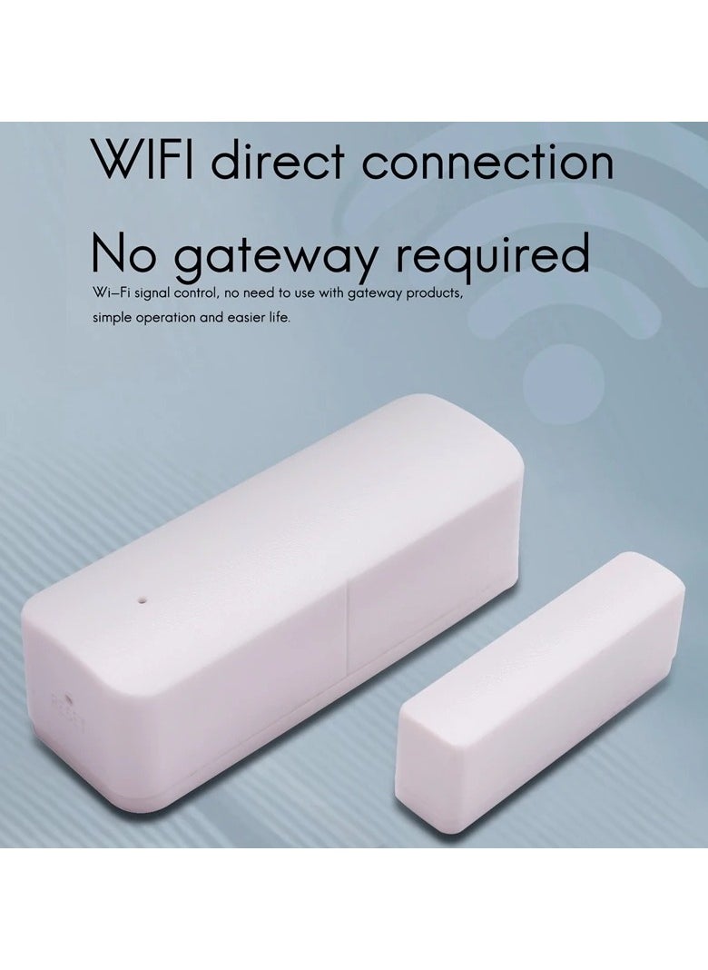Generic - Wi Fi Sensor And Alarm When Opening Or Closing Doors Or Windows Via The Tuya Smart Application On Your Mobile Phone - Image 1