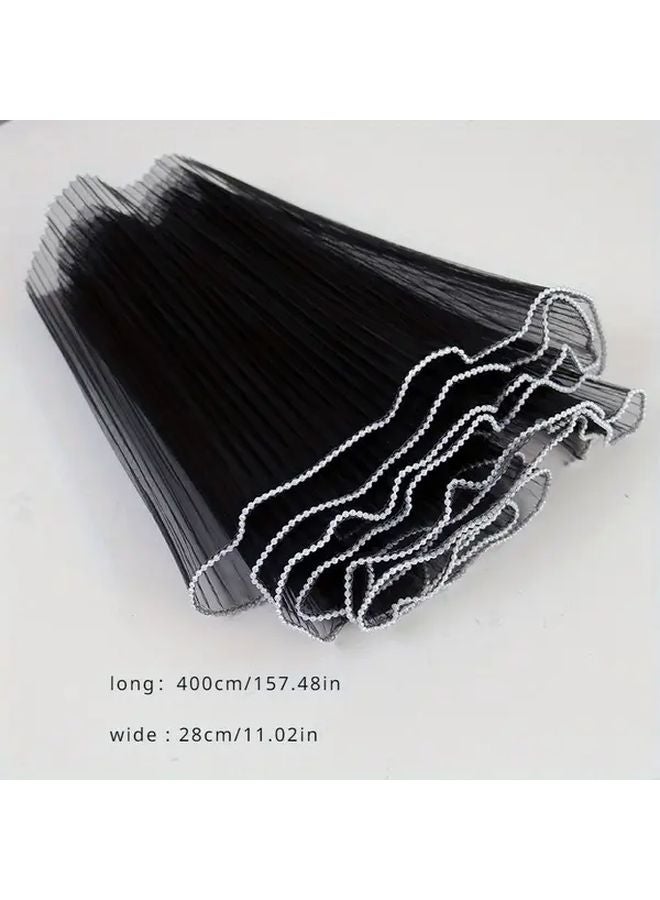 Black Mesh Wrapping Paper DIY Bouquet Wedding Decor Valentine Day Gift Party Supplies - Image 5