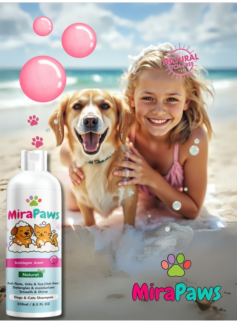 ميرابوس شامبو للحيوانات الأليفة - برائحة العلكة 250 مل - Image 2