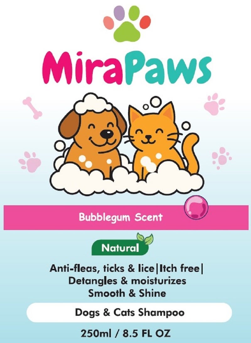 ميرابوس شامبو للحيوانات الأليفة - برائحة العلكة 250 مل - Image 5