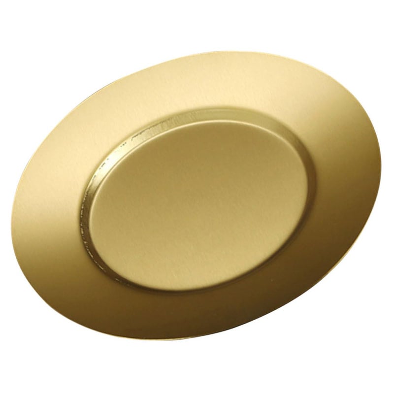 Stainless Steel 14cm Round Dinner Plate Metallic Steak Dessert Serving Tray - Image 2