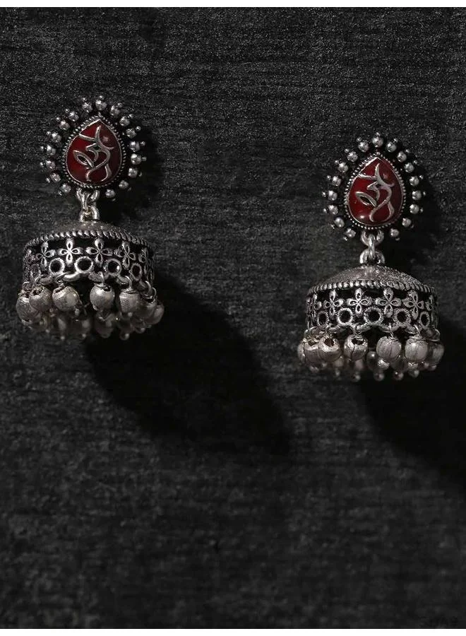 فويلا أقراط موكشا مزينة بالمعدن