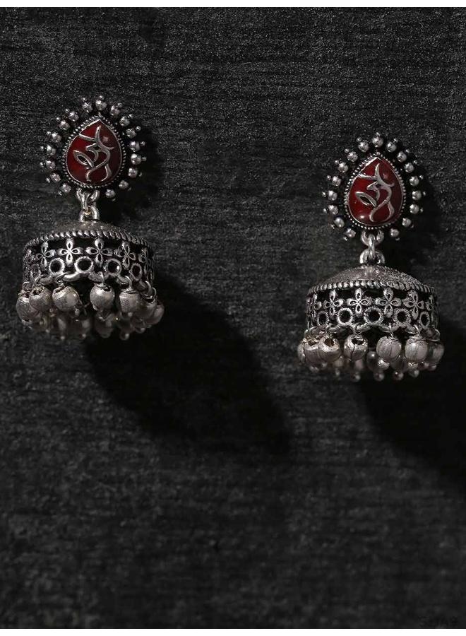 VOYLLA Moksha Metal Embellisheds Earrings - Image 1