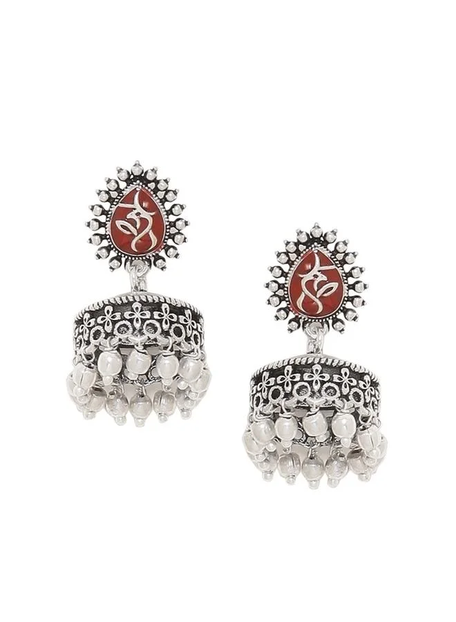 فويلا أقراط موكشا مزينة بالمعدن