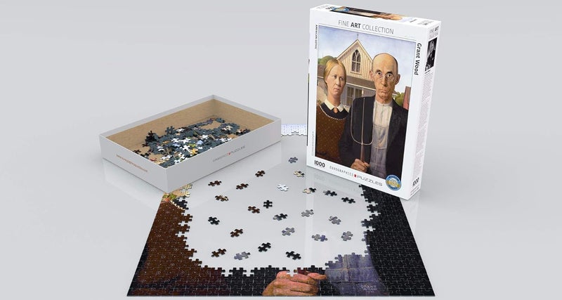 EuroGraphics American Gothic by Grant Wood 1000Piece Puzzle - Image 3