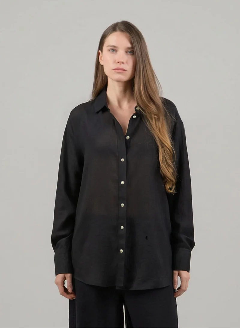 Just Nature 100% Linen Relaxed Fit Shirt