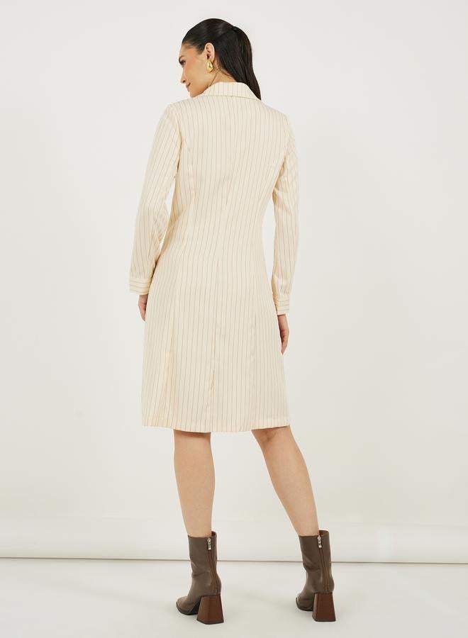 Styli Striped Blazer Dress  - Image 5