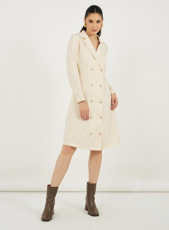 Styli Striped Blazer Dress  - Image 3
