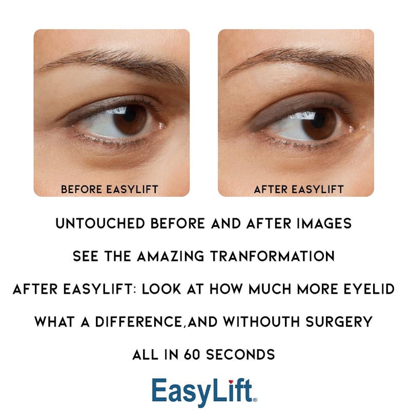 EasyLift The Original 60 Second Eye Lift As Seen On TV Lab Tested for Everyday Use Made In America 80 Eye Lift Strips - Image 2