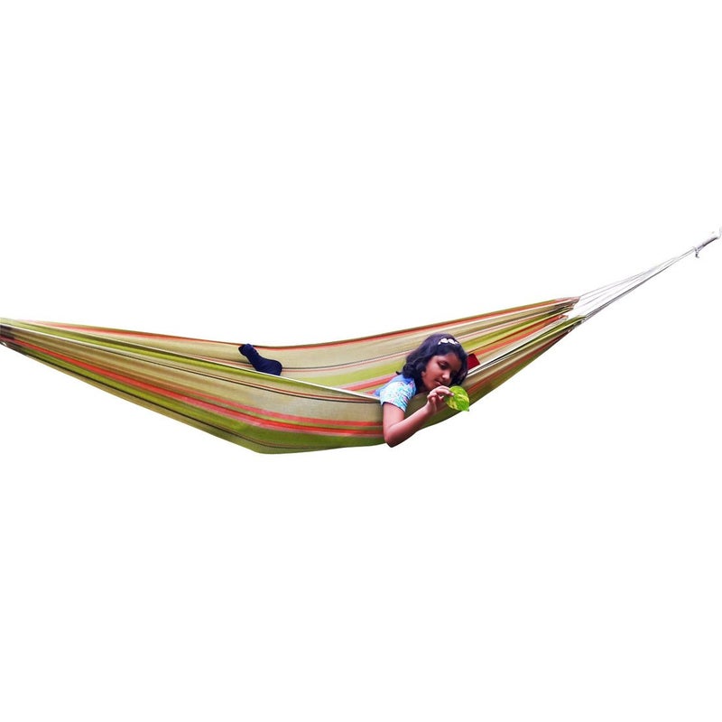 Hangit Fabric Cotton Hanging Hammock Garden Stripes 335 Centimeters - Image 1