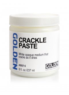 Golden Golden Crackle Paste Acr Med 8Oz  - Image 1