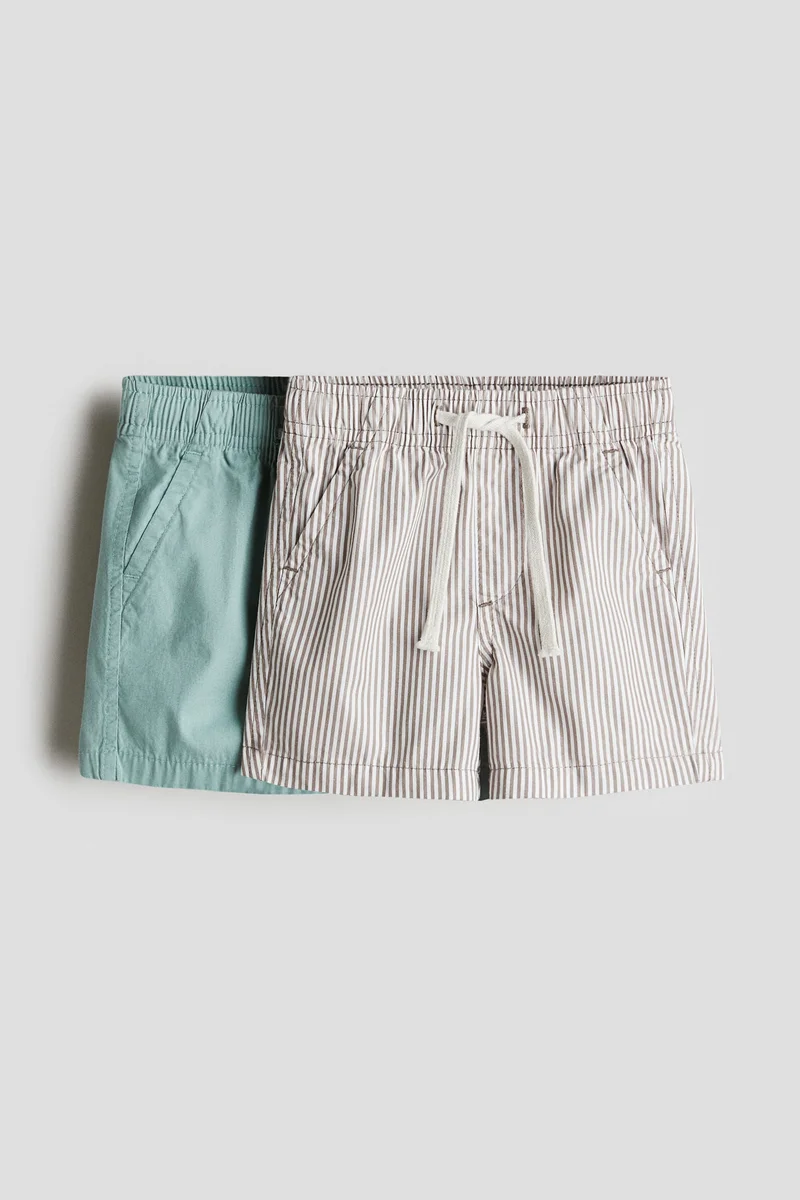 H&M 2-pack cotton shorts