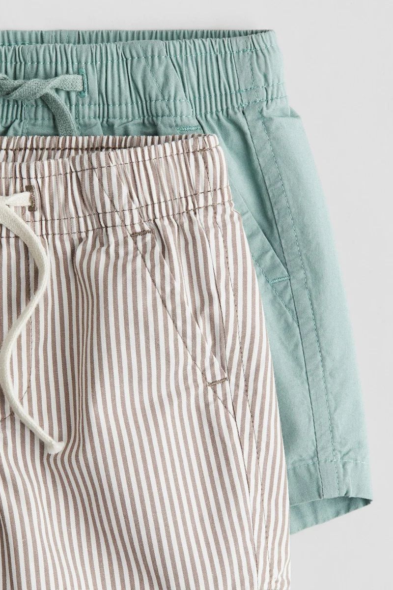 اتش اند ام 2-pack cotton shorts