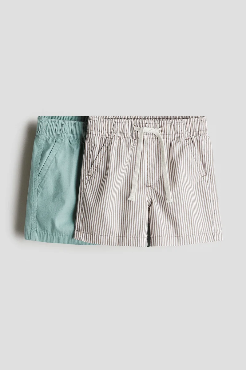 اتش اند ام 2-pack cotton shorts