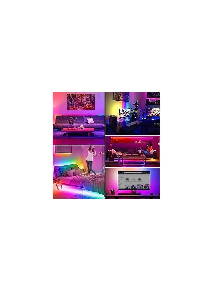 General 5M RGB LED Strip Light, Color Changing LED Lights for Bedroom, LED Party Lights for Decoration, LED Strip Lights with Remote Control (12V-24W-5M RGB)  - Image 2